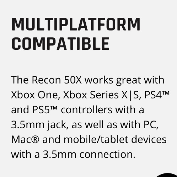 Turtle beach RECON 50X wired headset - Picture 4 of 9